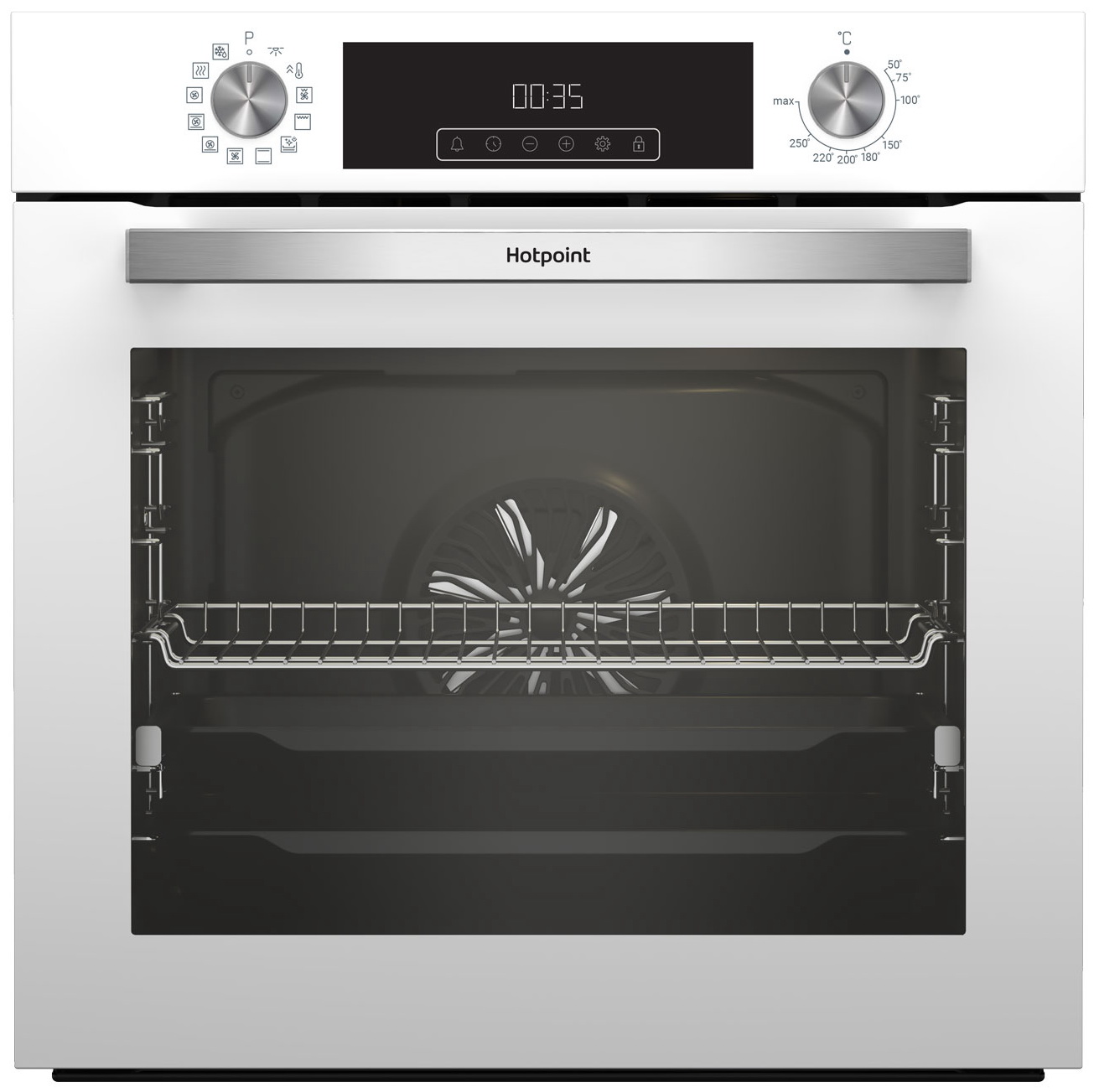 Изображение товара Электрический духовной шкаф Hotpoint HFE9 1231 JSH WHG белый 72 л с функциями паровой очистки