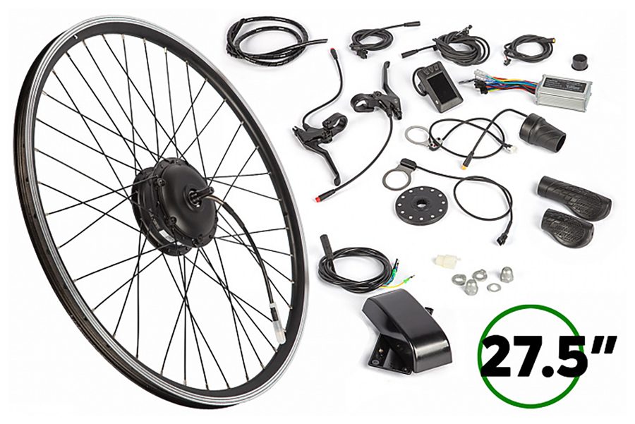 Изображение товара Мотор-колесо комплект Gelbert 36V 350W LCD 27.5 передний для электрификации велосипеда