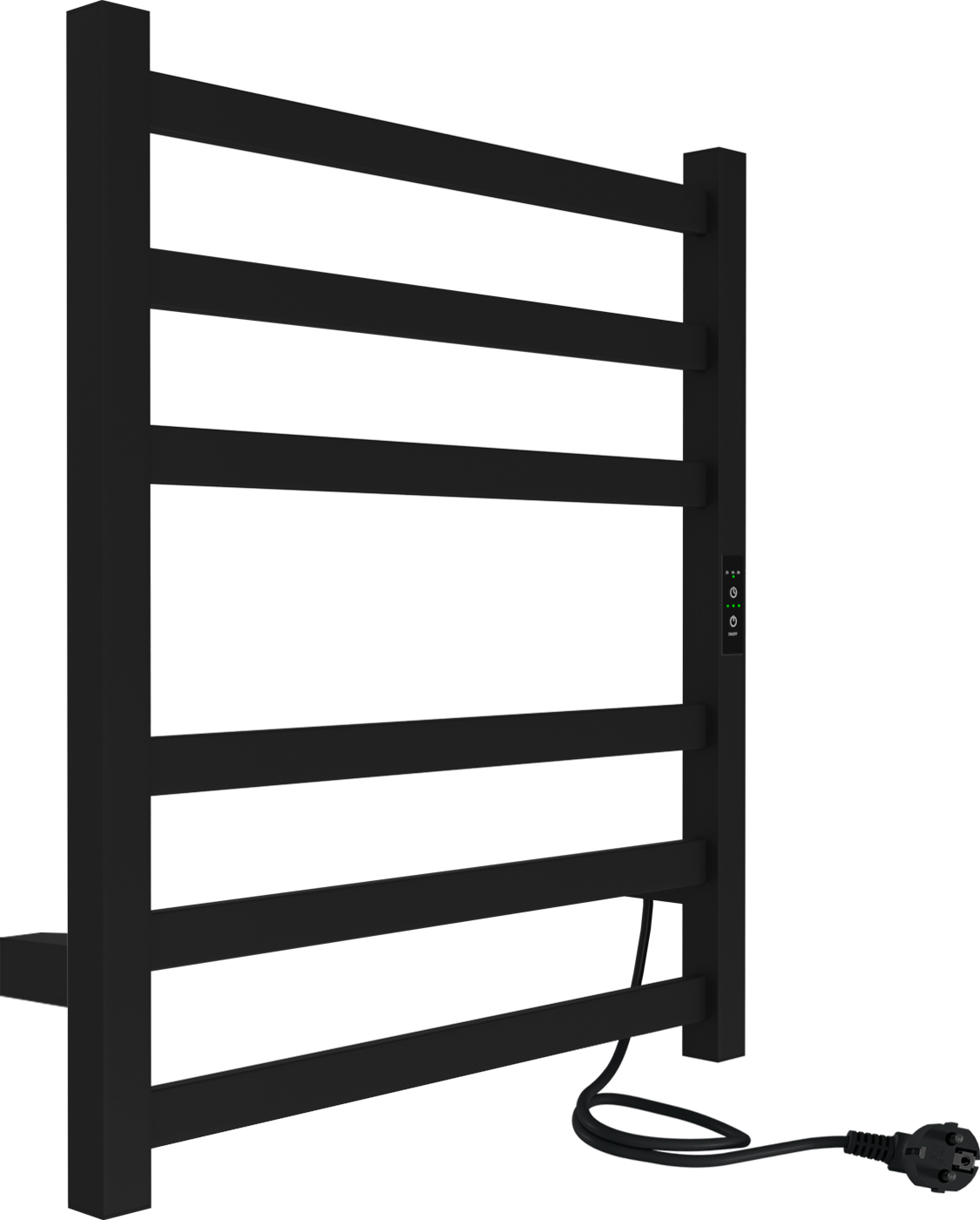 Изображение товара Электрический полотенцесушитель Indigo Oktava Slim 3, без полки, черный муар (LСLOKS3E60-50BRRt)