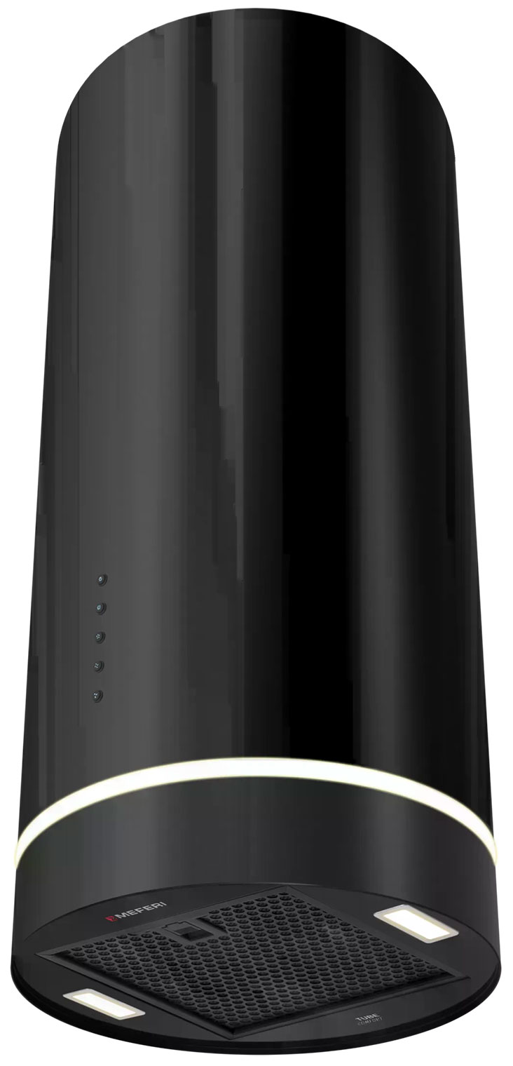 Изображение товара Кухонная вытяжка Meferi TUBE35BK COMFORT черный, 1200 м3/ч, электронное управление