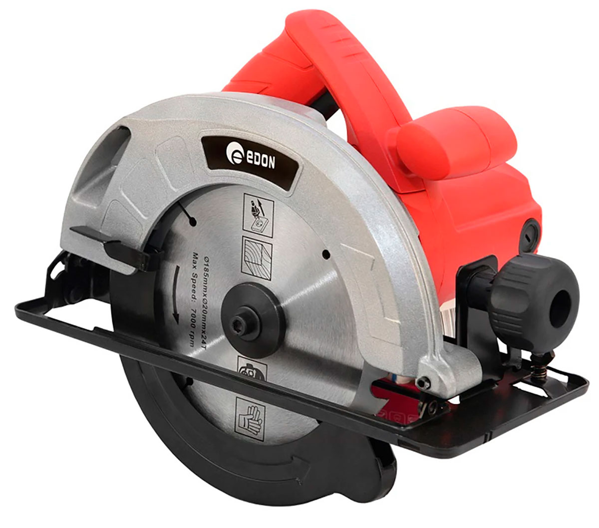 Изображение товара Дисковая циркулярная пила Edon CS-185/1650 мощность 1300 Вт, 185 мм