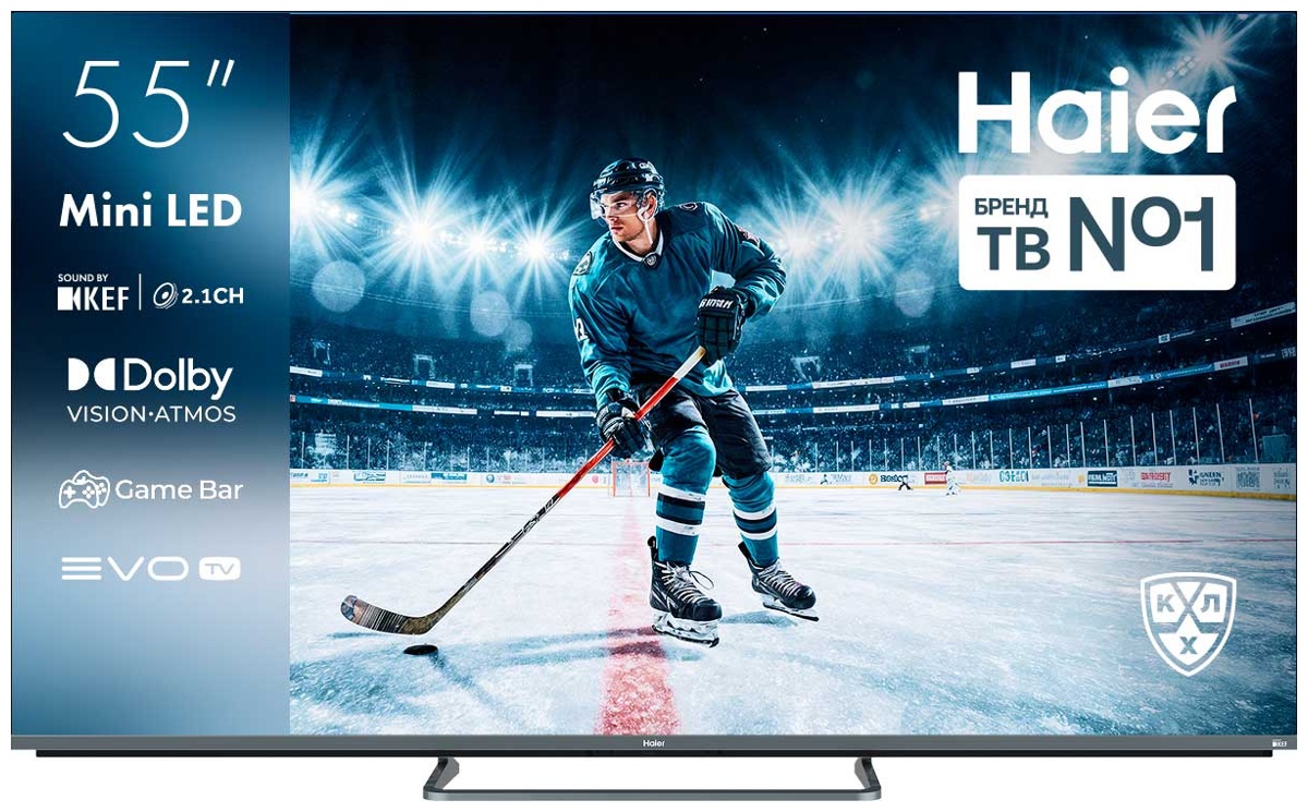 Изображение товара Телевизор Haier 55 MiniLED M4 4K UHD Smart TV с Dolby Atmos и Wi-Fi