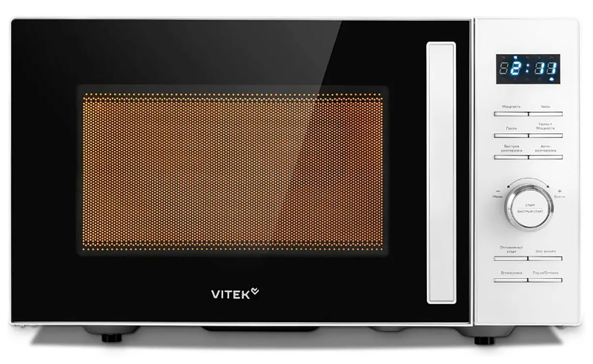 Изображение товара Микроволновая печь с грилем Vitek VT-MW1825 25 л электронное управление