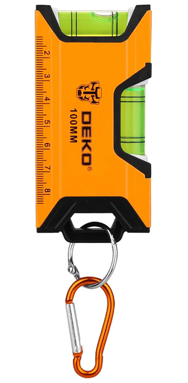 

Уровень строительный магнитный Deko DKSL10-1, 100мм (083-2057)