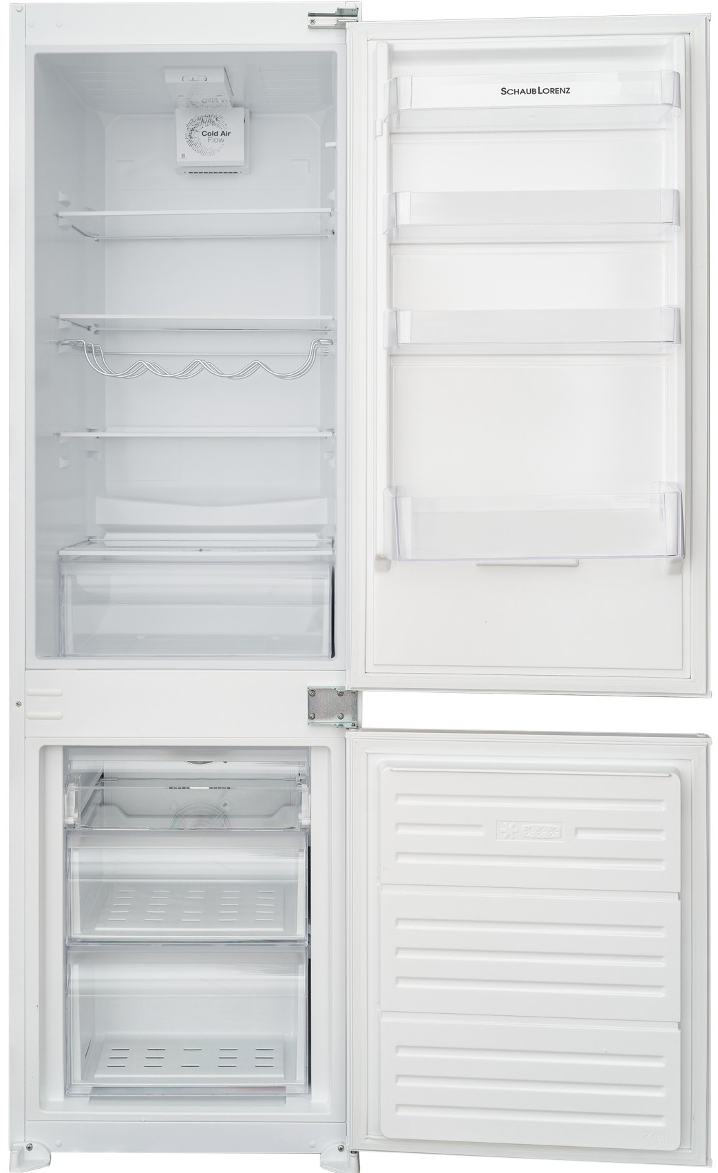 Изображение товара Встраиваемый двухкамерный холодильник Schaub Lorenz SLUE235W6 белый 243 л