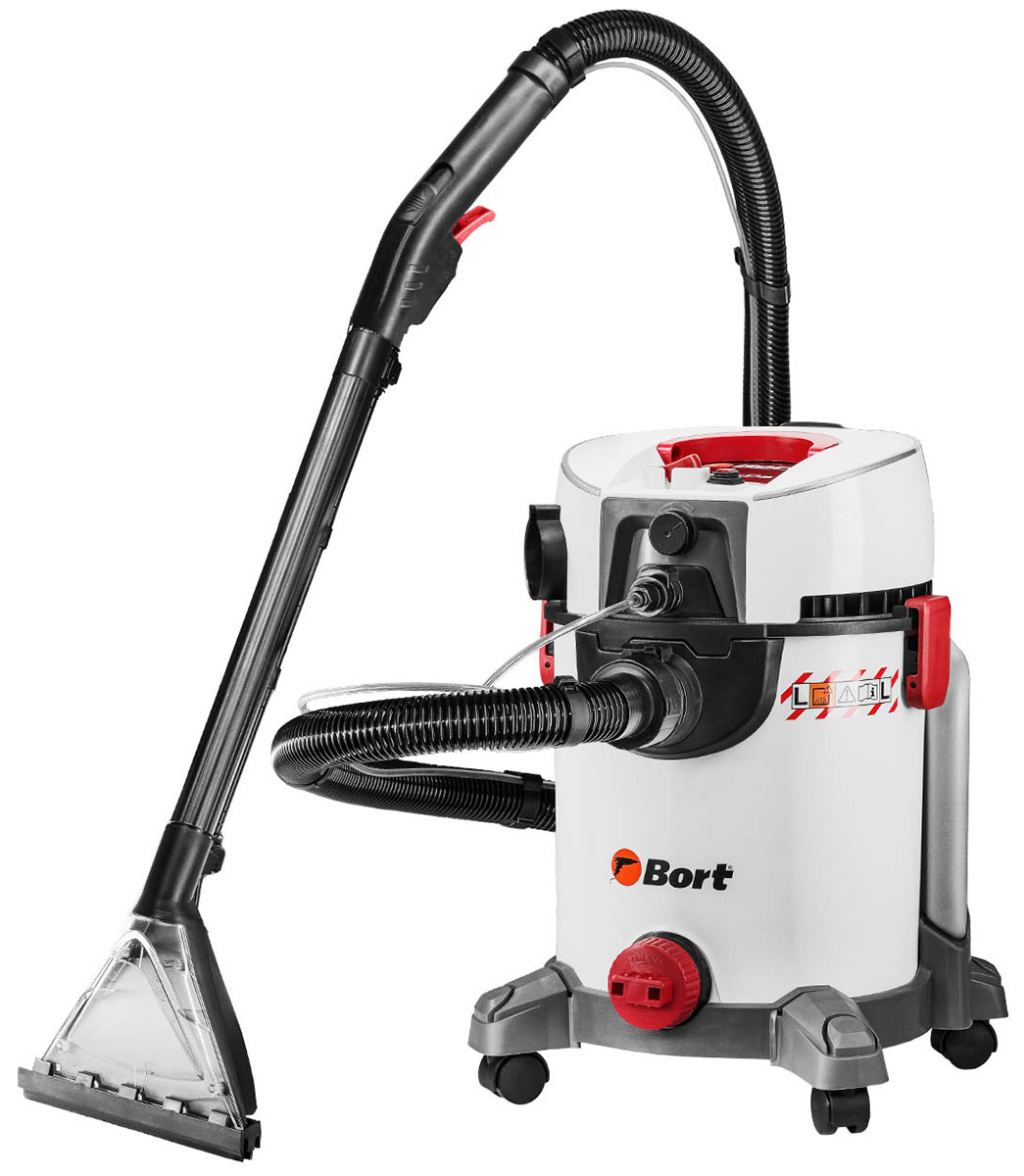 Изображение товара Пылесос Bort BAX-500E для сухой и влажной уборки с HEPA и 20 л пылесборником