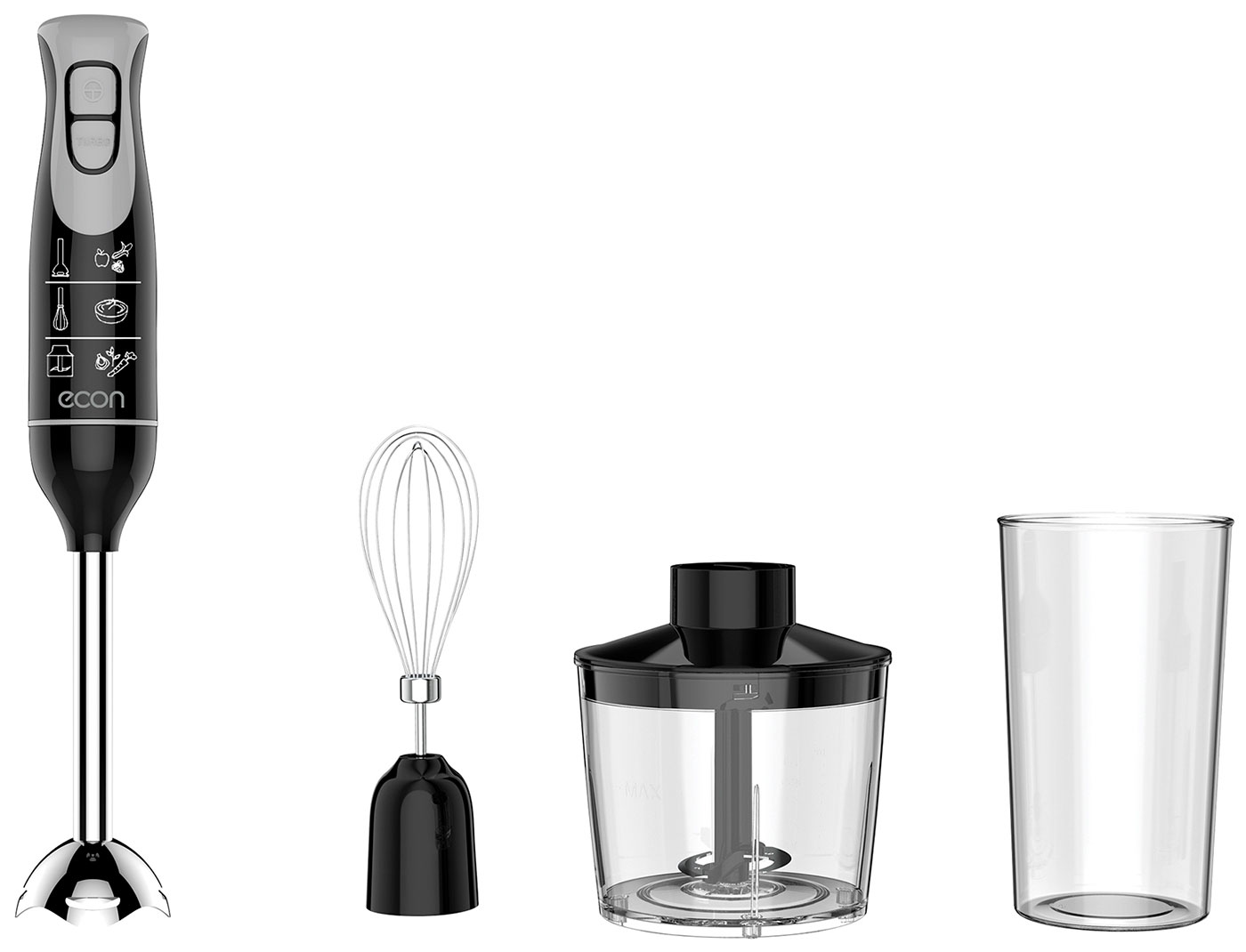 Изображение товара Погружной блендер Econ ECO-406HB с мощностью 1400 Вт