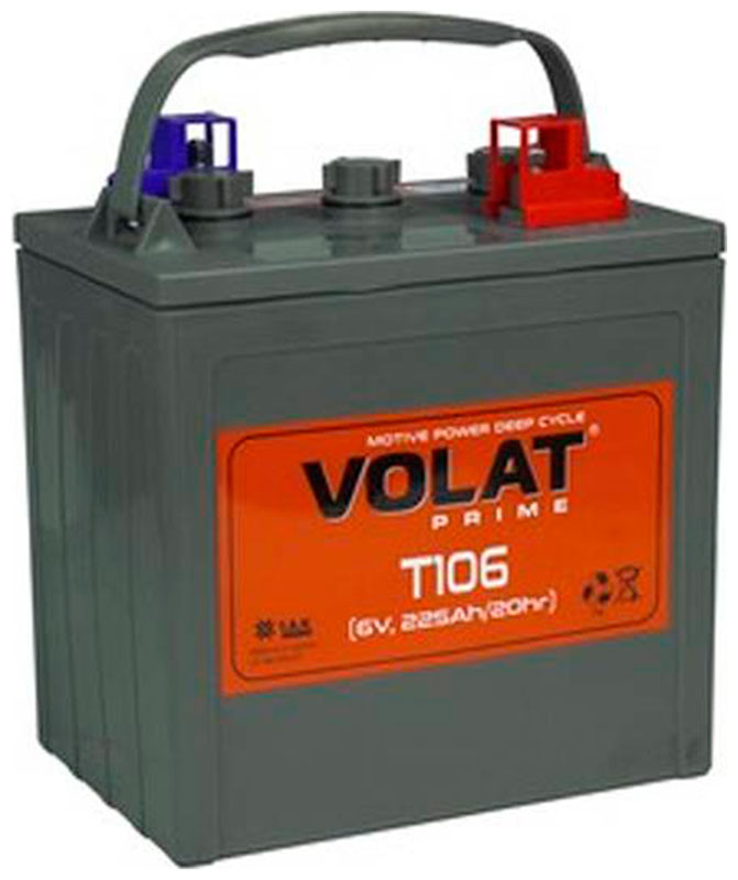 Изображение товара Тяговый аккумулятор Volat T106 6В 225Ач