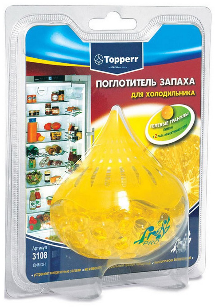 Изображение товара Гелевый поглотитель запаха Topperr 3108 для холодильников Изображение товара Гелевый поглотитель запаха Topperr 3108 для холодильников