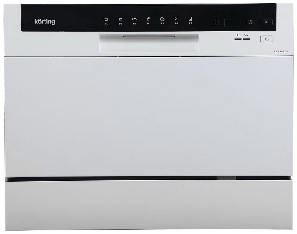 Компактная посудомоечная машина Korting KDF 2050 W посудомоечная машина korting kdf 2050 s