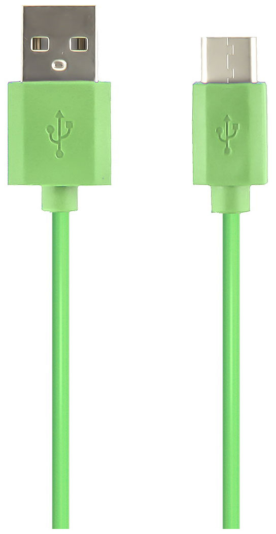 цена Кабель Red Line USB-Type-C, зеленый