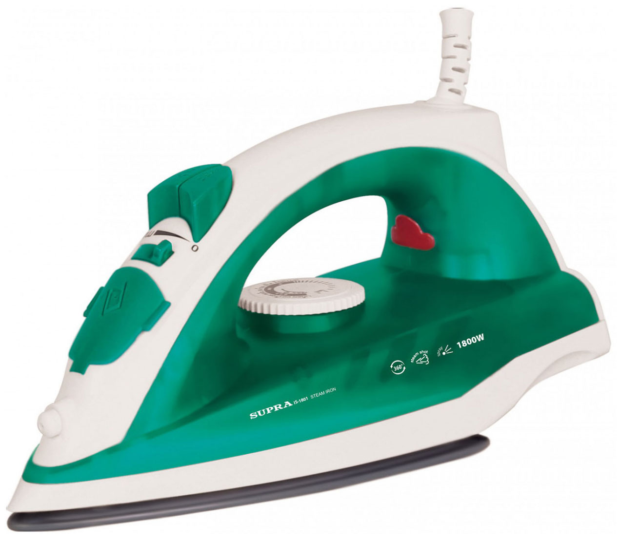 Изображение товара Утюг Supra IS-1821 с керамической подошвой и паровыми функциями