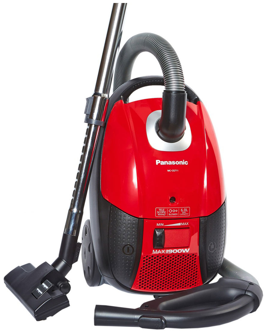 Пылесос напольный Panasonic MC-CG711R149 красный