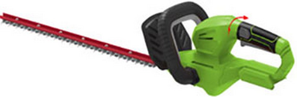 Greenworks G24HT56, 24V, 56см, без АКБ и ЗУ, зелёный 2205507