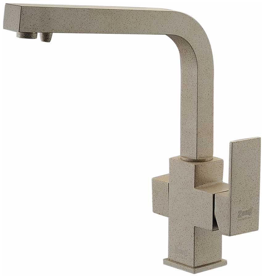 Изображение товара Кухонный смеситель Zorg ZR 311 YF песочный однорычажный с фильтром