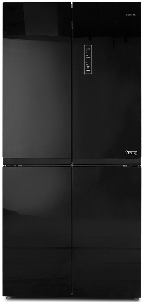 Изображение товара Многокамерный холодильник Centek CT-1756 NF Black Glass с системой No Frost