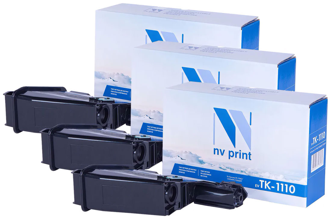 Изображение товара Картридж Nvp NV-TK-1110-SET3 для Kyocera FS-1040/ FS-1020MFP/ FS-1120MFP (2500k) (3 шт)