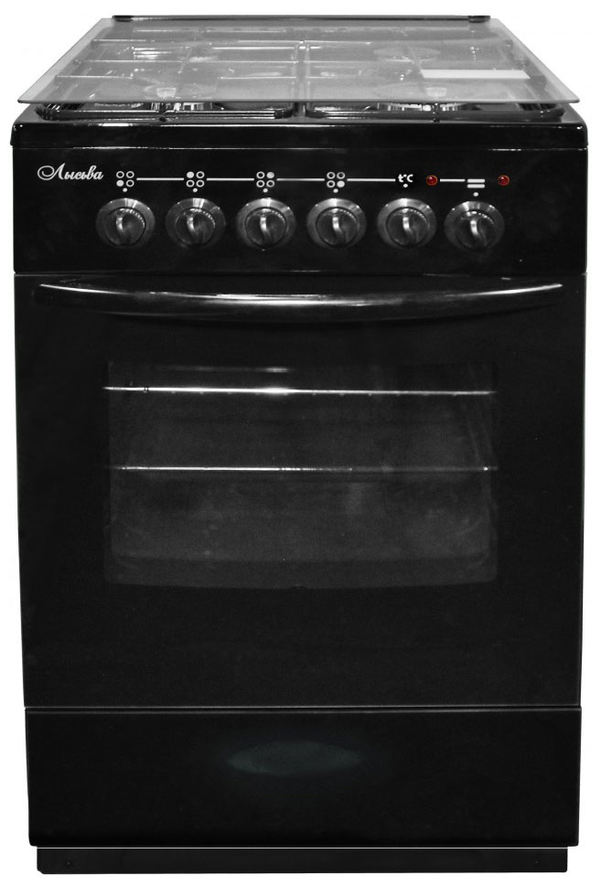 

Комбинированная плита Лысьва ЭГ 401 МС-2у черная, со стеклянной крышкой, Черный