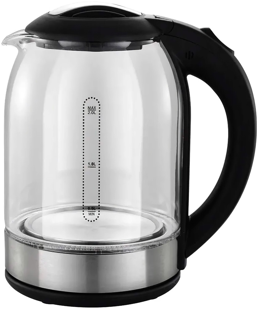 

Чайник Starwind SKG2051 1.8л. 1800Вт черный/серебристый