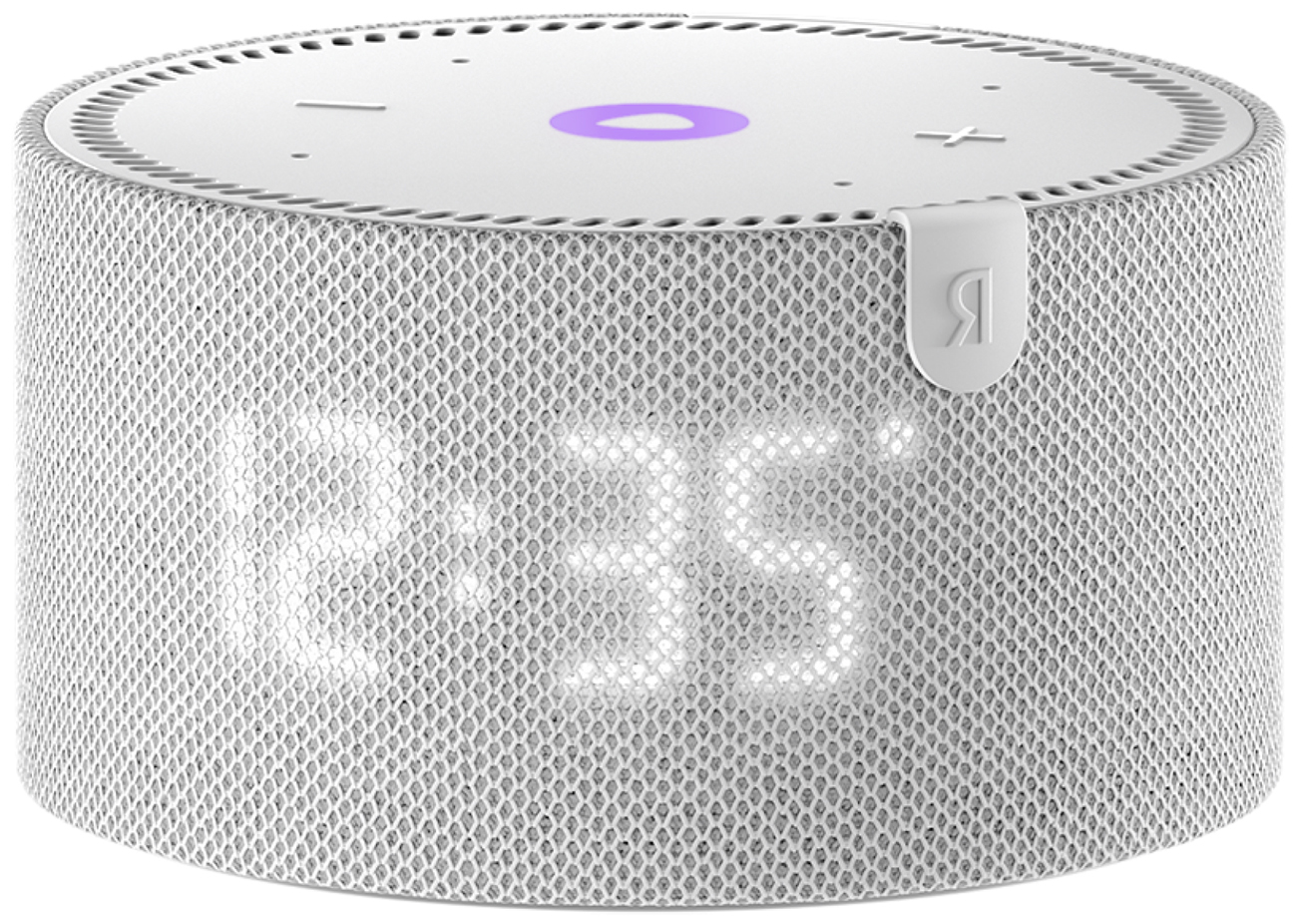 Изображение товара Умная колонка Яндекс Новая Станция Мини с часами голосовой помощник Алиса серый