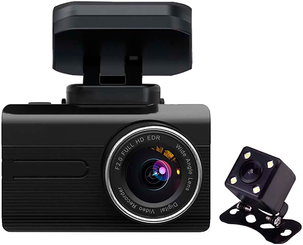 Изображение товара Видеорегистратор TrendVision X1 Max с выносной камерой и GPS Full HD Изображение товара Видеорегистратор TrendVision X1 Max с выносной камерой и GPS Full HD
