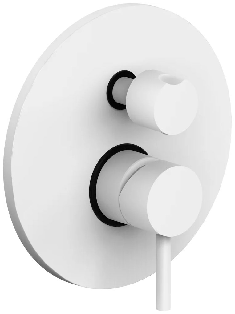 Изображение товара Смеситель для душа Paffoni Light LIG019BO с внутренней частью белый