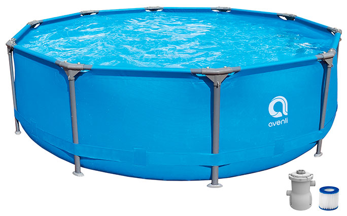 Изображение товара Каркасный круглый бассейн Avenli 305х76 см с фильтр-насосом