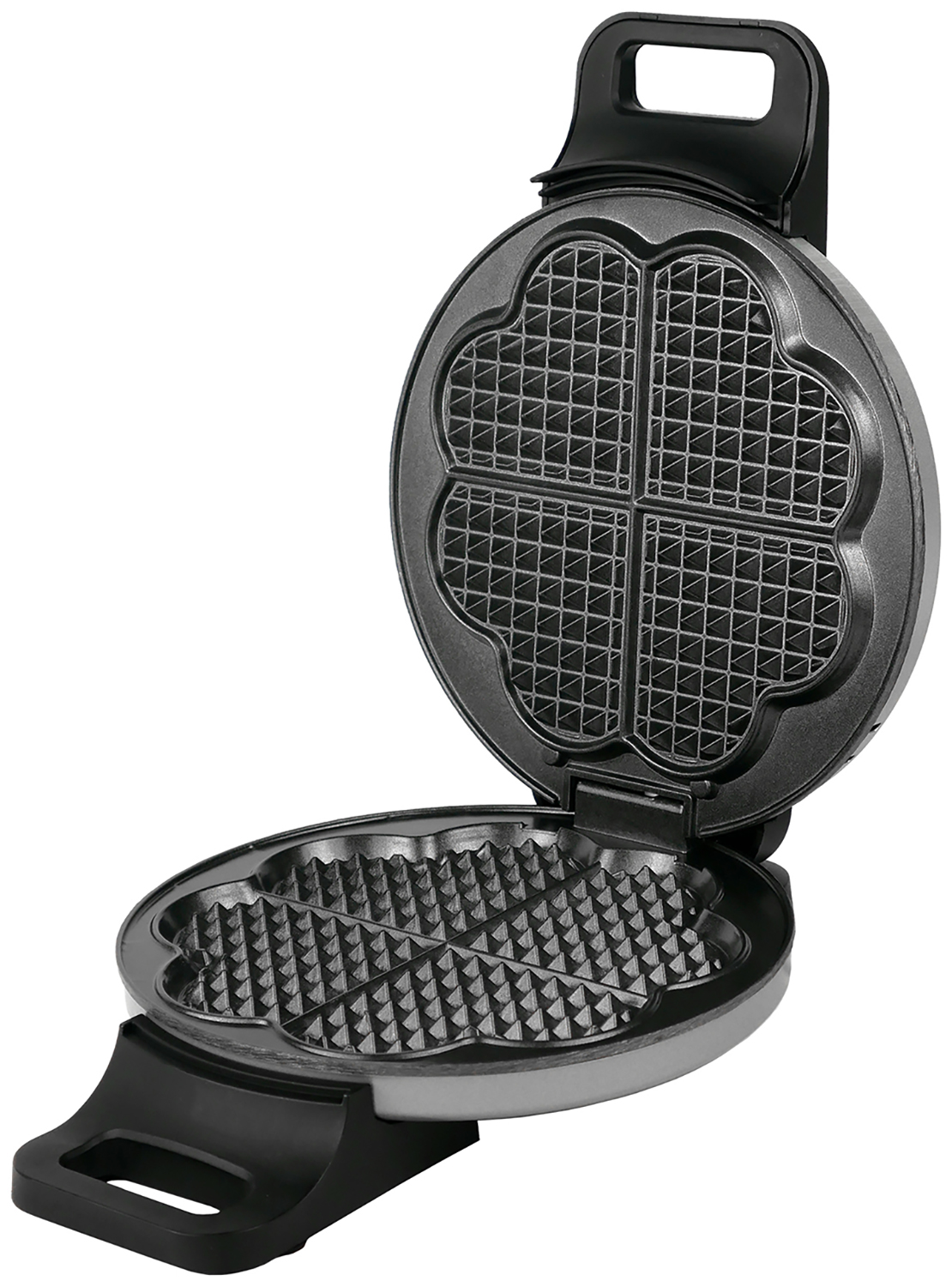 Изображение товара Вафельница Centek CT-1449 1000Вт Венские вафли серебристый черный