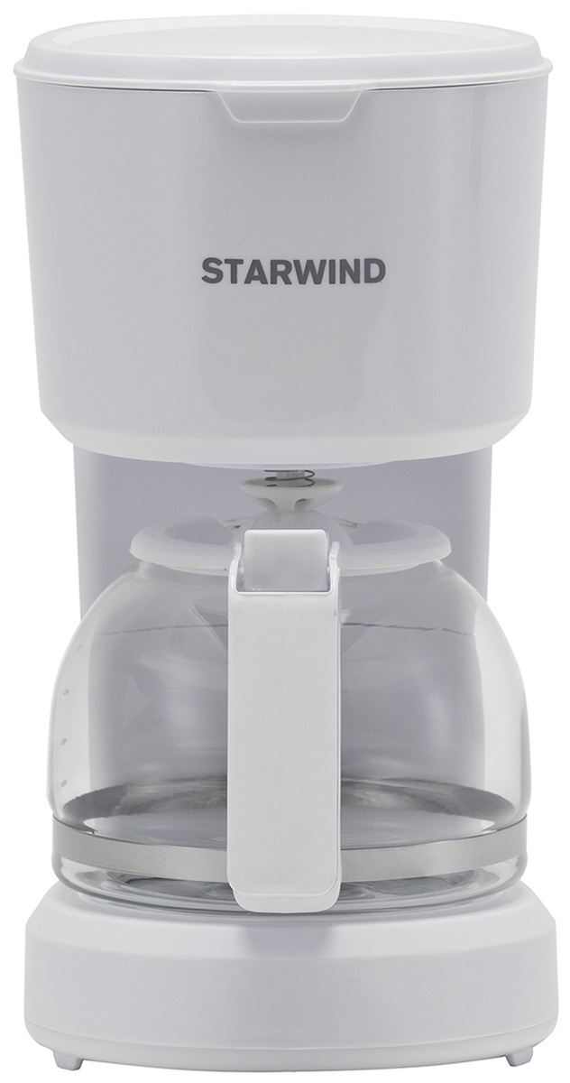 Кофеварка капельная Starwind STD0611 600Вт белый кофеварка starwind stg6055 медный черный