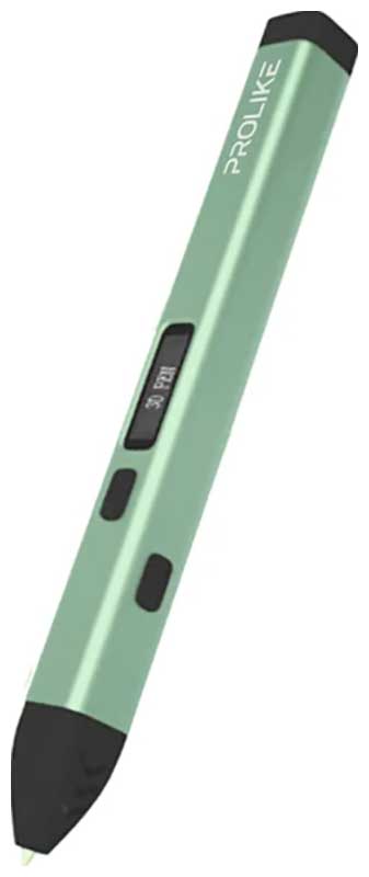 3d ручка для творчества 3d моделирование синяя 3D ручка Prolike с дисплеем цвет зеленый (VM01G)