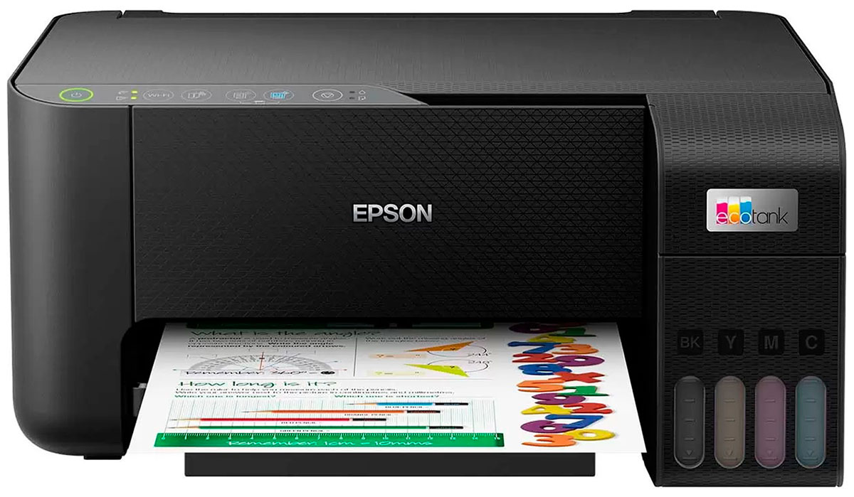Изображение товара МФУ Epson L3250 черный струйный с Wi-Fi и СНПЧ для дома