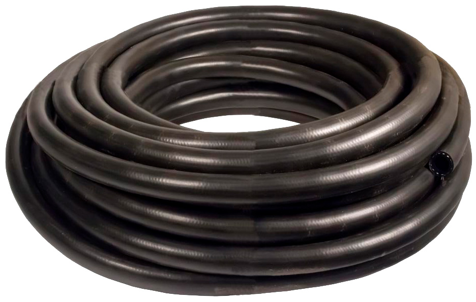 Изображение товара Шланг резиновый армированный Вихрь 19х25-1,0 - ВГ. (ТЭП), бухта 50 м (чёрный) 3/7/2/3