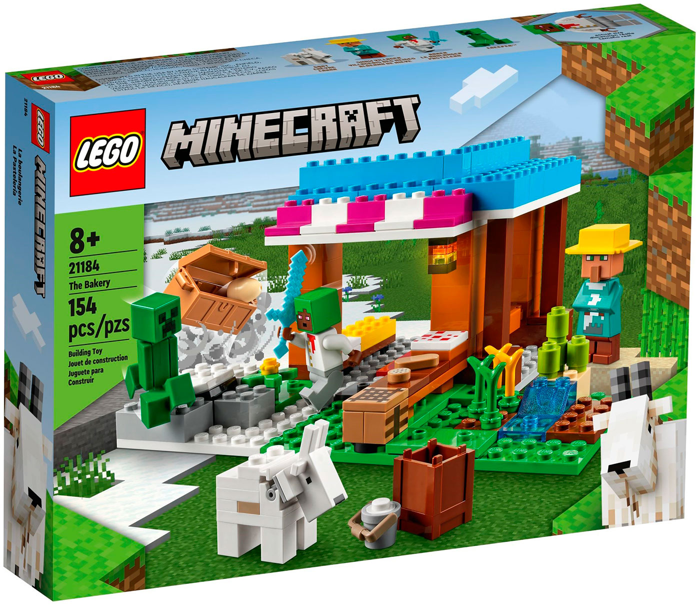 Конструктор Lego Minecraft Пекарня 21184 конструктор lego minecraft 21183 тренировочная зона