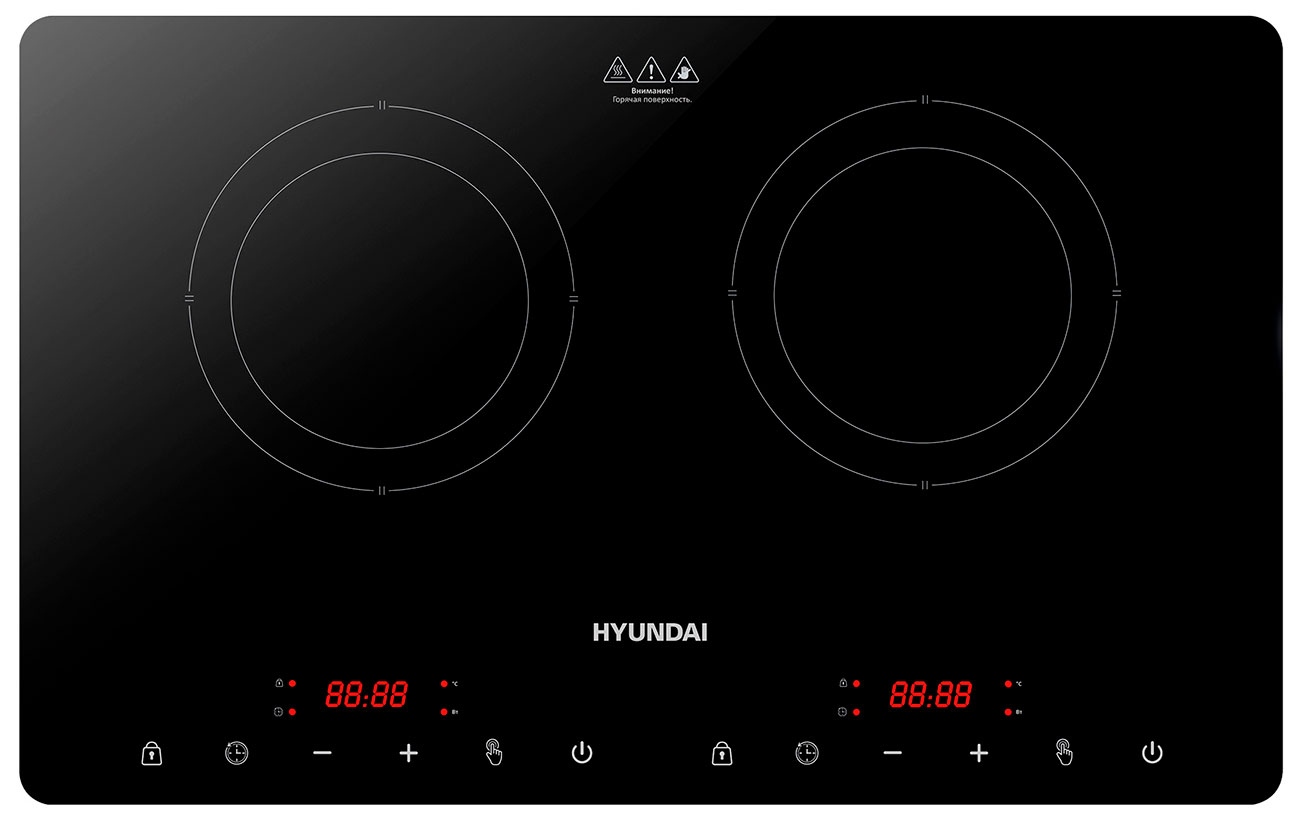 Плита индукционная Hyundai HYC-0109 черный индукционная электроплитка hyundai hyc 0109 чёрный