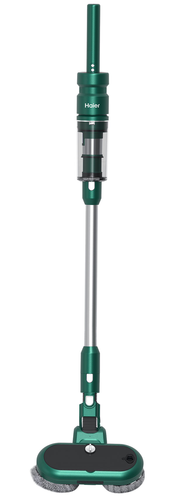Изображение товара Вертикальный беспроводной пылесос Haier HVC150SW с влажной уборкой и ультрафиолетовой стерилизацией