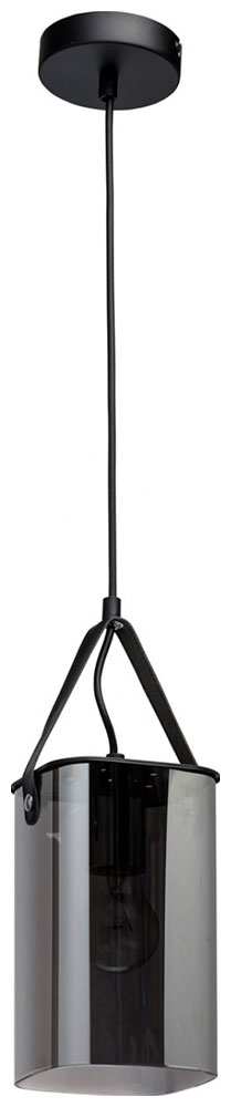 

Люстра подвесная DeMarkt Тетро 1*40W E27 220V 673015701, Черный/серый