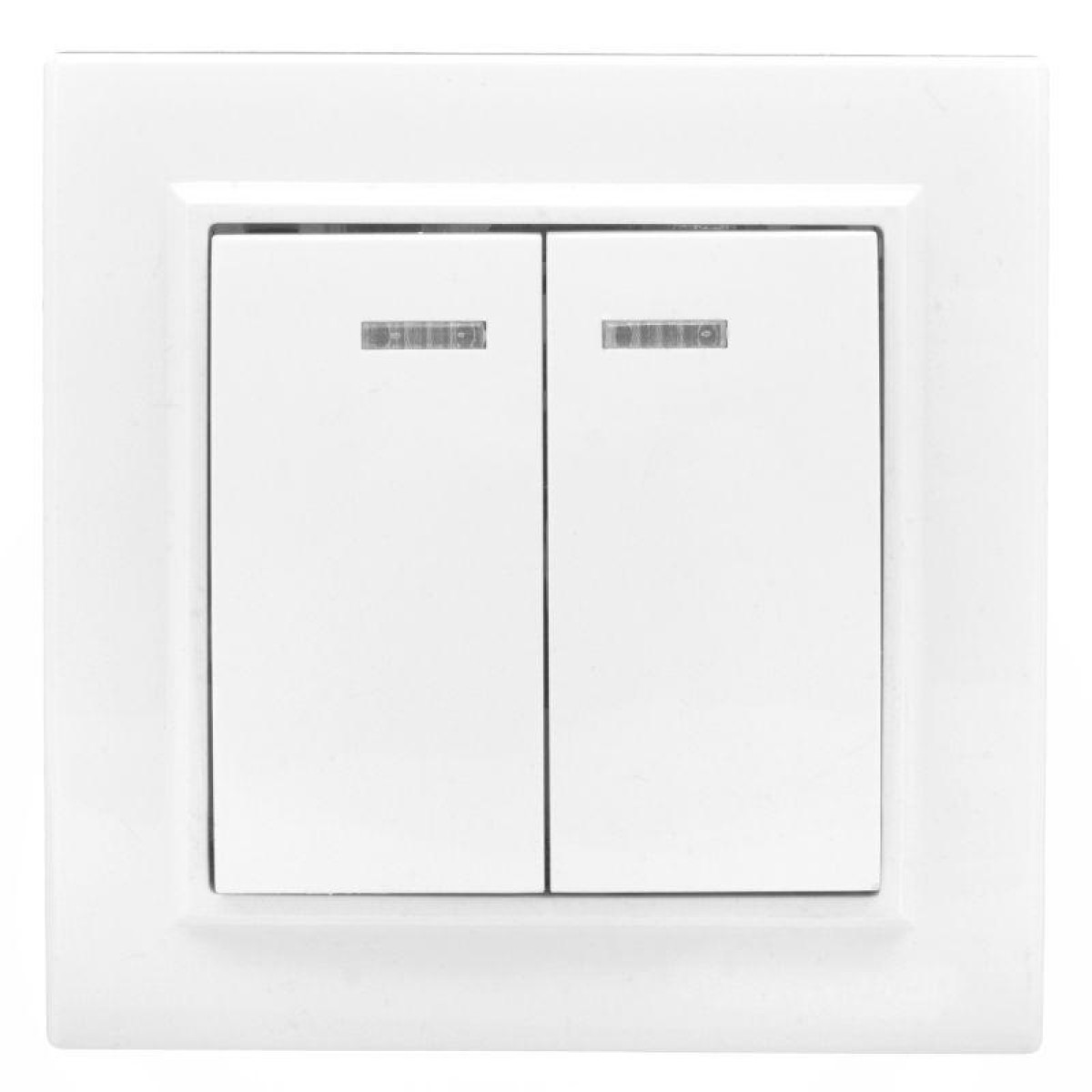 Изображение товара Выключатель 2-кл. СП Минск 10А IP20 белый EKF Basic