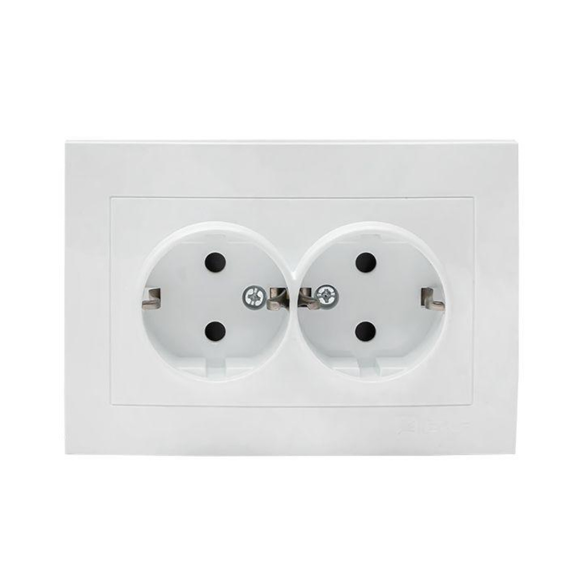 Изображение товара Розетки EKF Розетка 2-м СП Валенсия 16А IP20 с заземл. защ. шторки бел. PROxima