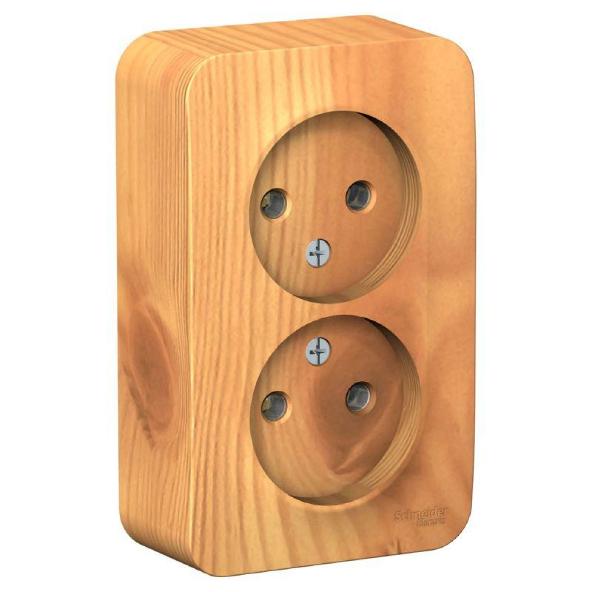 Изображение товара Розетка Systeme Electric Blanca 16А IP20 для внутренней установки без заземления 2 гнезда