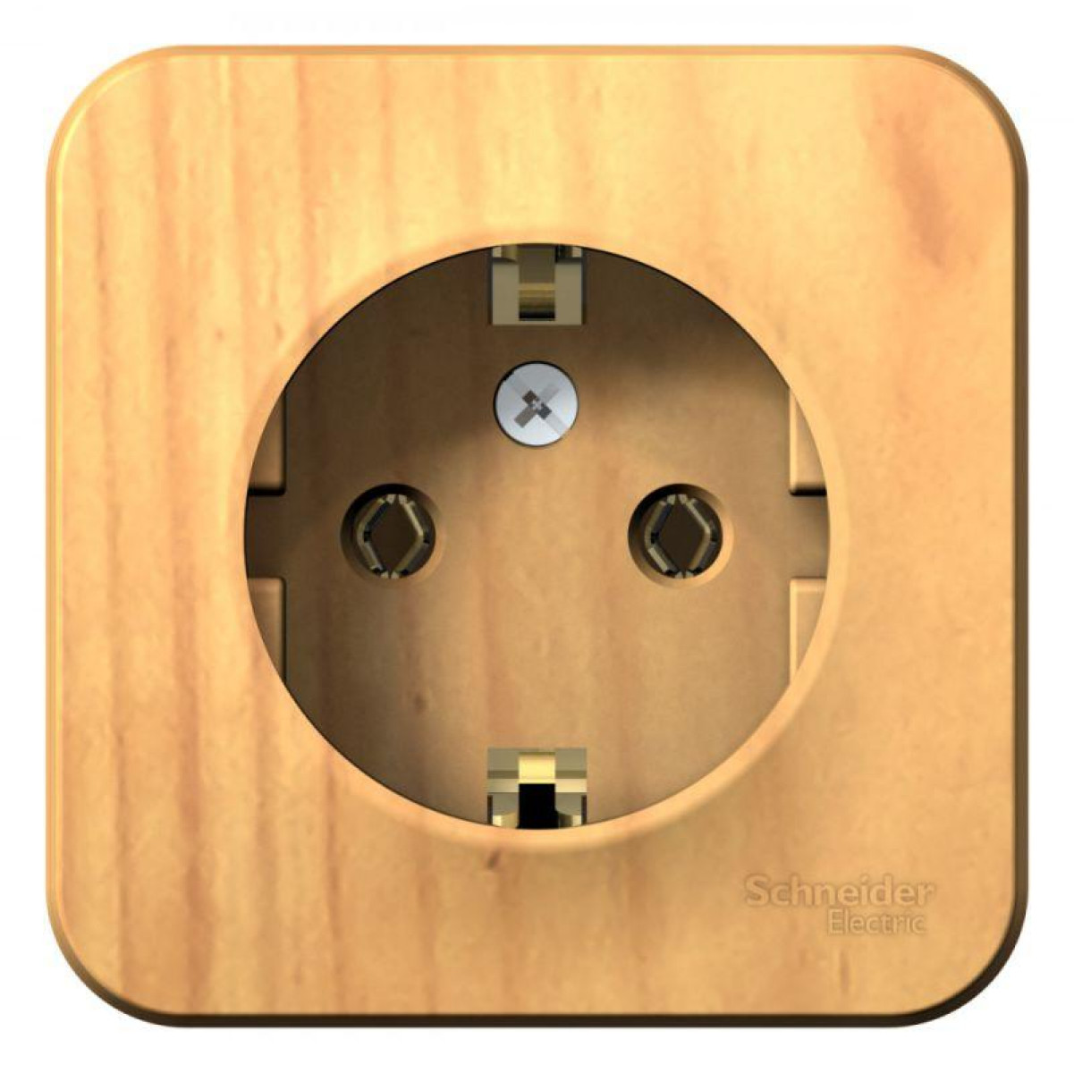 Изображение товара Розетки Systeme Electric Розетка 1-м ОП Blanca 16А IP20 250В с заземл. без защ. шторок с изолир. пластиной ясень SE