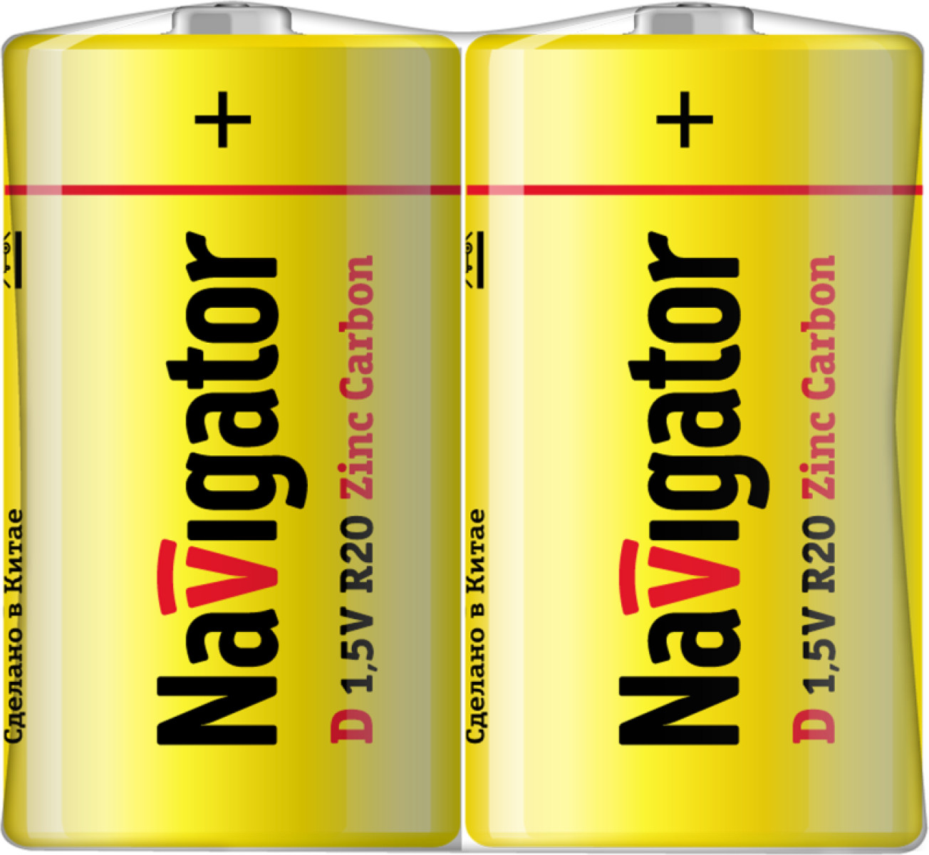 Изображение товара Элемент питания солевой Navigator D R20 94 761 1 5 В батарейка