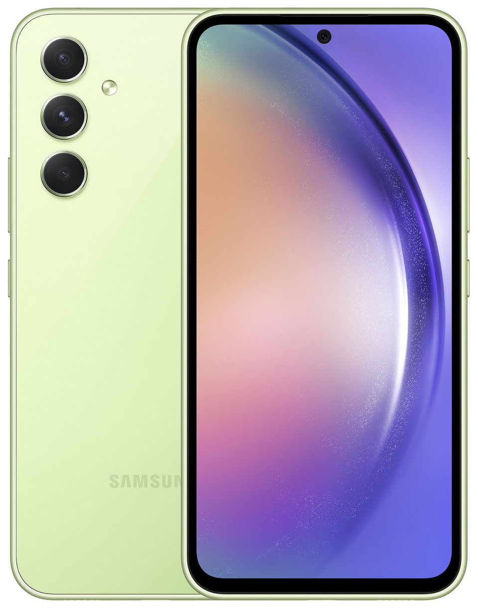 Смартфон Samsung GALAXY A54 5G NFC 8/256GB SM-A546ELGDSKZ AWESOME LIME смартфон samsung galaxy a54 5g nfc 8 256gb sm a546elvdskz awesome violet