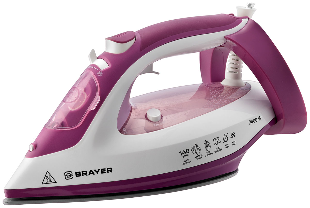 Утюг BRAYER BR4006 розовый