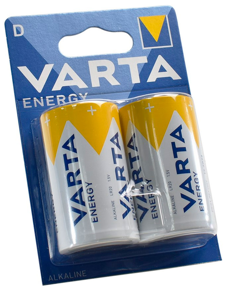 Батарейки VARTA ENERGY D бл.2 батарейки varta cr1620 3v