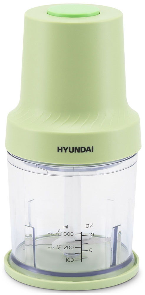 Изображение товара Измельчитель электрический Hyundai HYC-P3128, 0.8 л, салатовый/белый