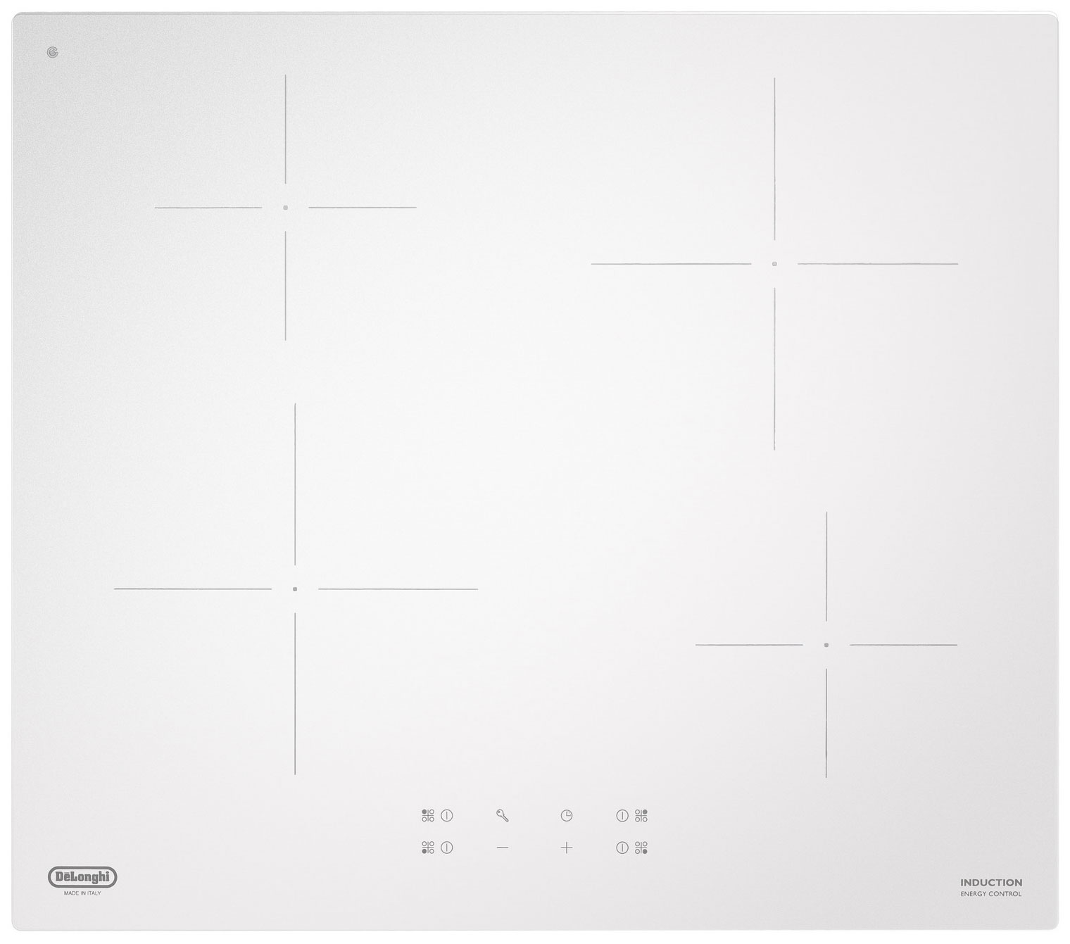 Изображение товара Электрическая индукционная варочная панель De'Longhi PIB 62 RUS белая 4 конфорки