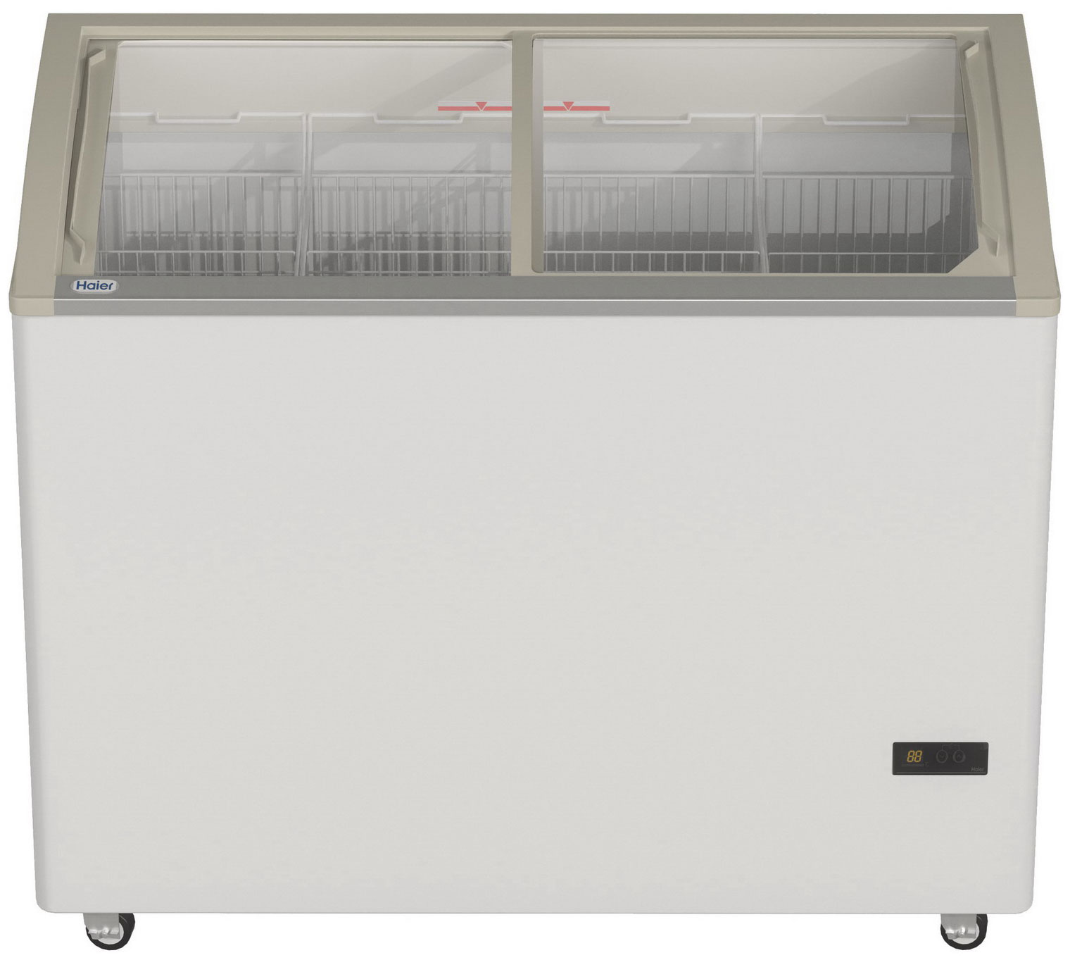 Изображение товара Морозильный ларь Haier SD-336AE с изогнутым стеклом электрический