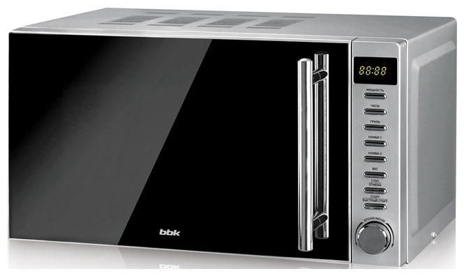 Изображение товара Микроволновая печь BBK 20 MWG-733 T/BS-M черный серебро со грилем 20 л 700 Вт