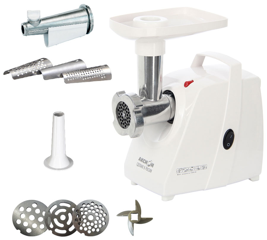 

Мясорубка Аксион М 34.04 белая, Белый