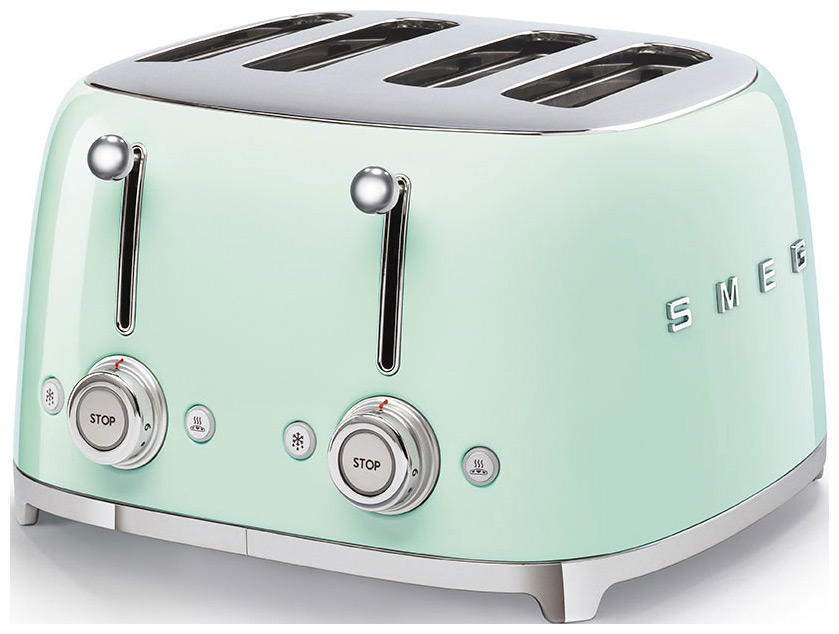 Изображение товара Тостер Smeg TSF03PGEU, пастельный зеленый